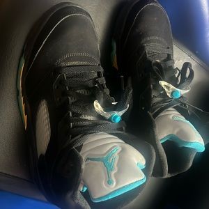 Aqua Jordan 5s